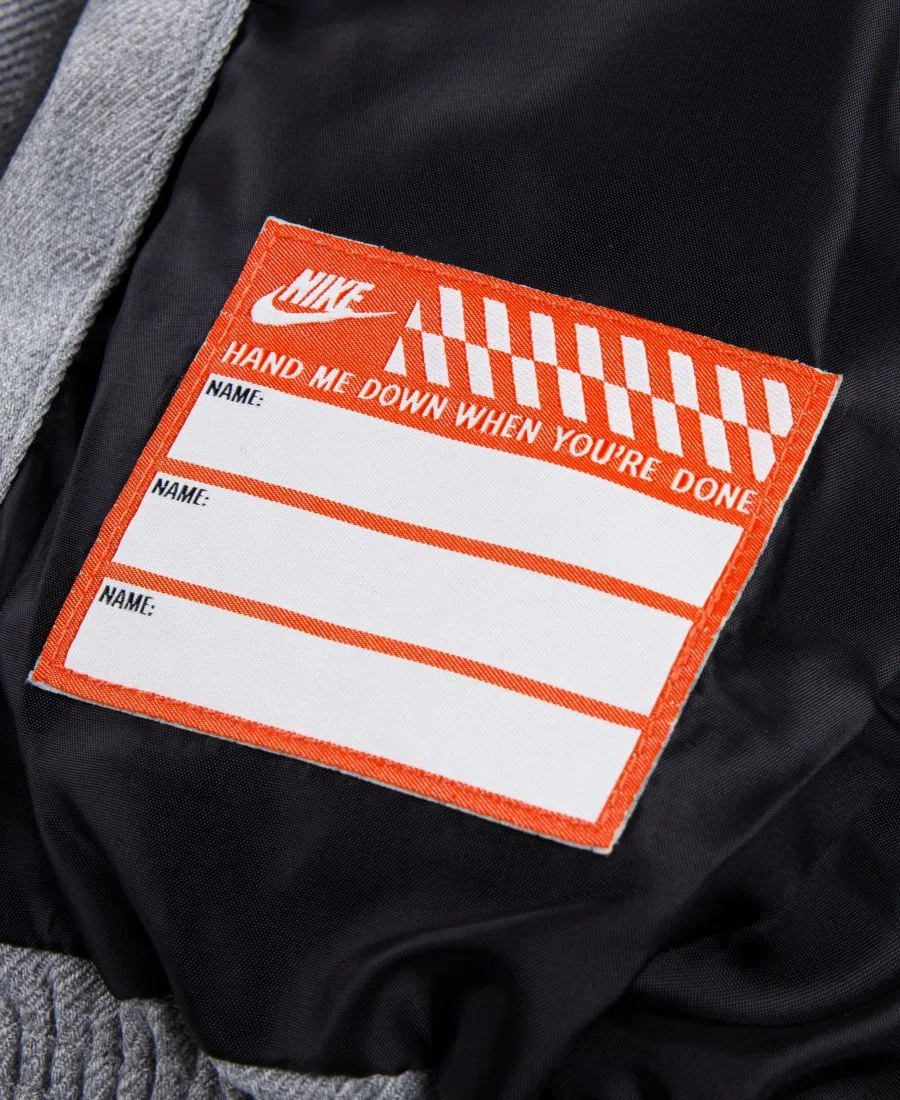 Куртка-пуховик стеганая с капюшоном Nike, Dark Gray Heather — фото 3