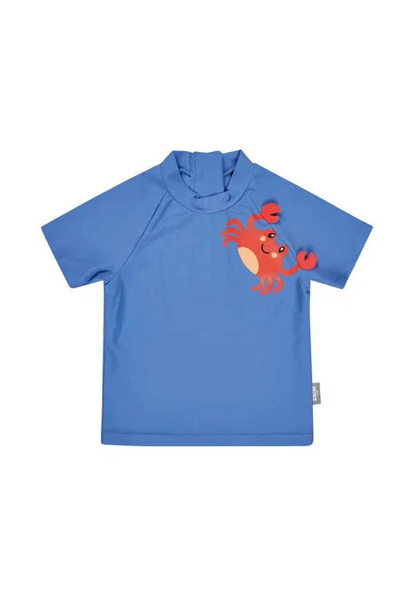 Рашгард с принтом Kurzarm krabbe - rash vest Sterntaler, blaufarbig, синий