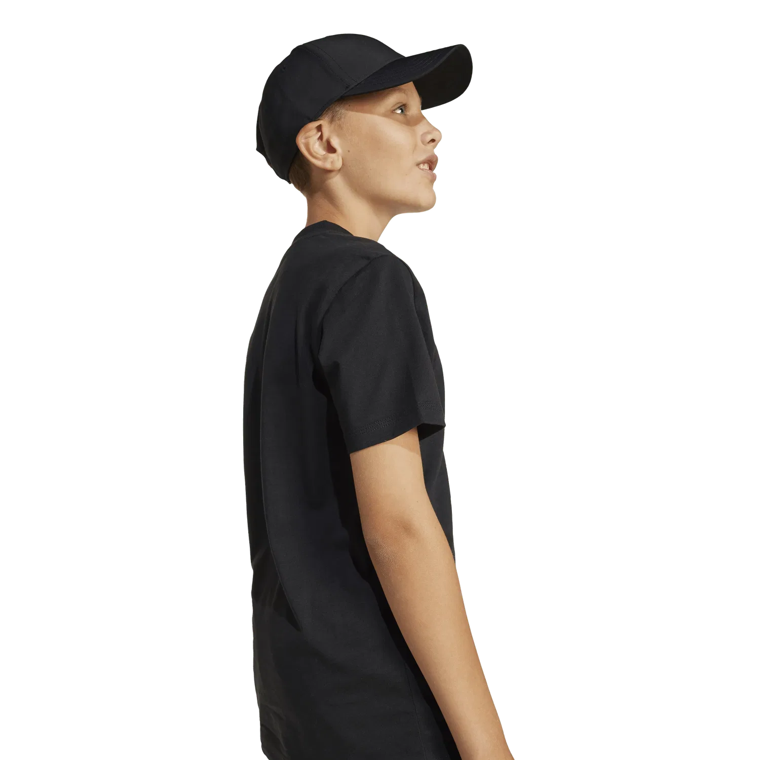 Футболка детская с коротким рукавом Adidas, черный — фото 4