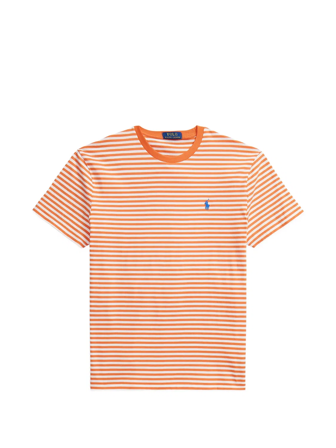 Футболка в полоску, оранжевая Polo Ralph Lauren, оранжевый