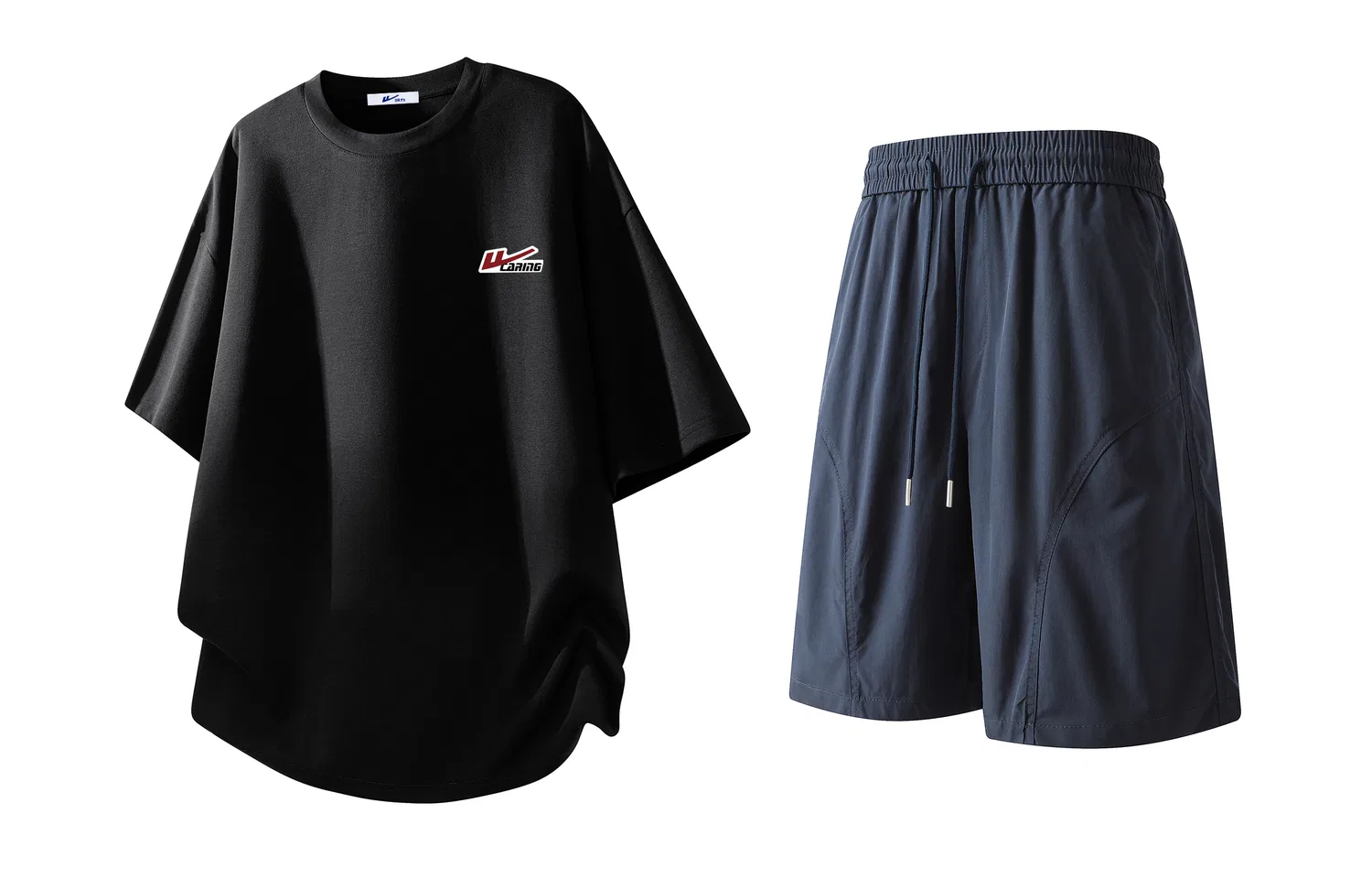Детский комплект пижам Black Navy Blue (Set DIY Badge) WARRIOR