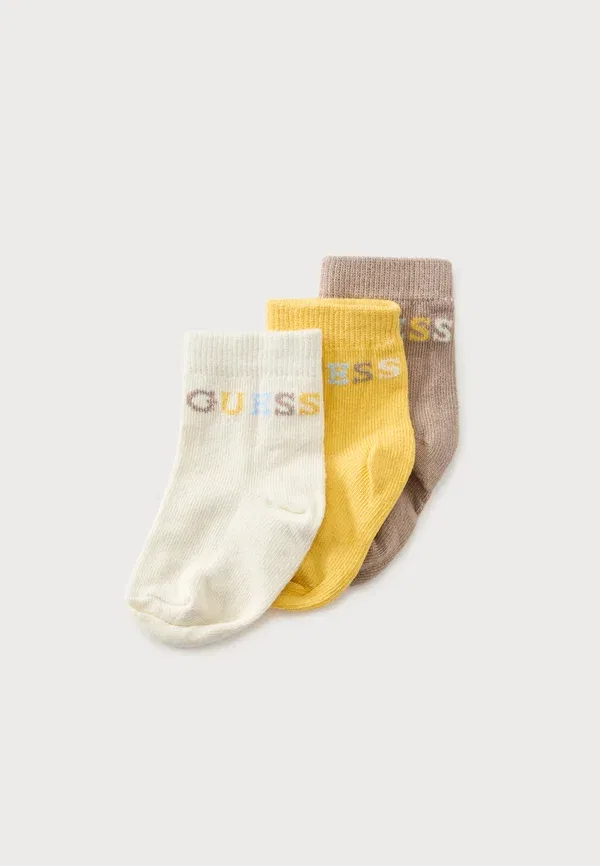 Набор из 3 пар носков унисекс Guess, мультиколор
