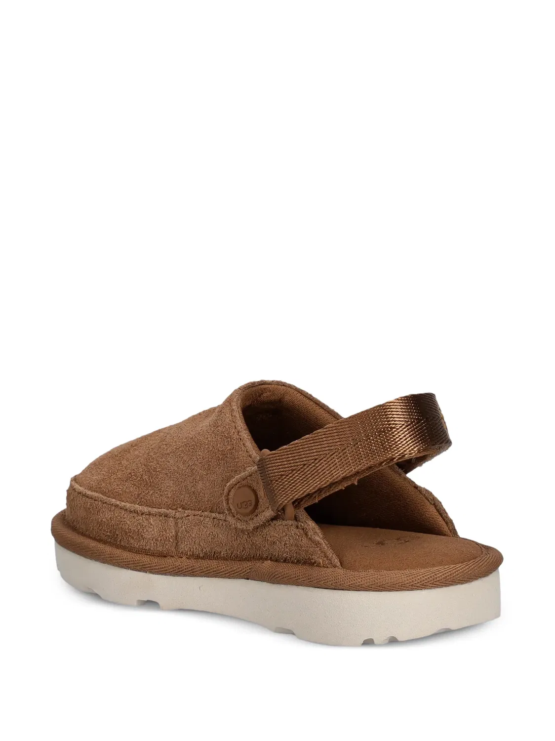 Мюли с логотипом Ugg Kids, коричневый — фото 3