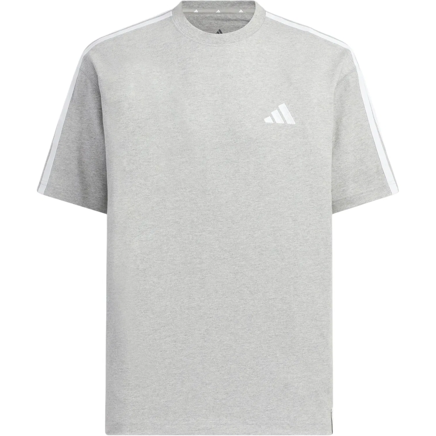 Футболка хлопковая Essentials Crew Neck, Adidas, Medium Heather Gray