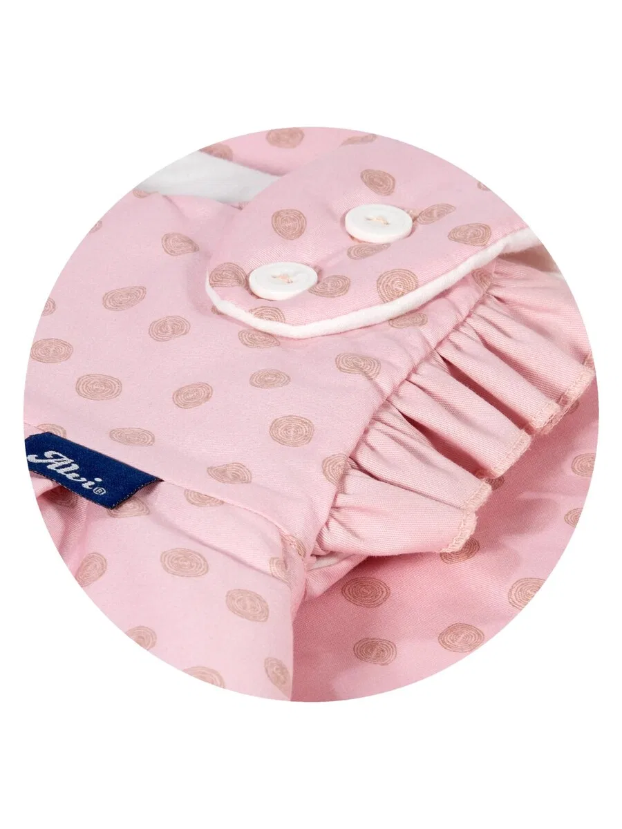 Спальный мешок ALVI 'Schlafsack Baby-Maxchen 3-teilig Bio-Baumwolle' в пятнисто-розовом цвете — фото 3