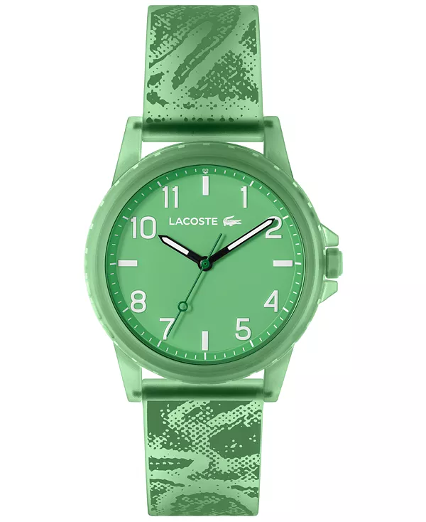 

Детские часы Rider с зеленым силиконовым ремешком, 36 мм Lacoste, green