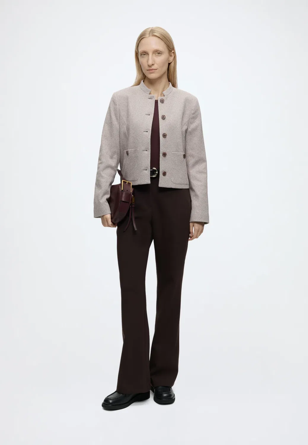 Куртка - зимняя куртка Calvin Klein, Brown Cork Ground/Chalk Twill — фото 2
