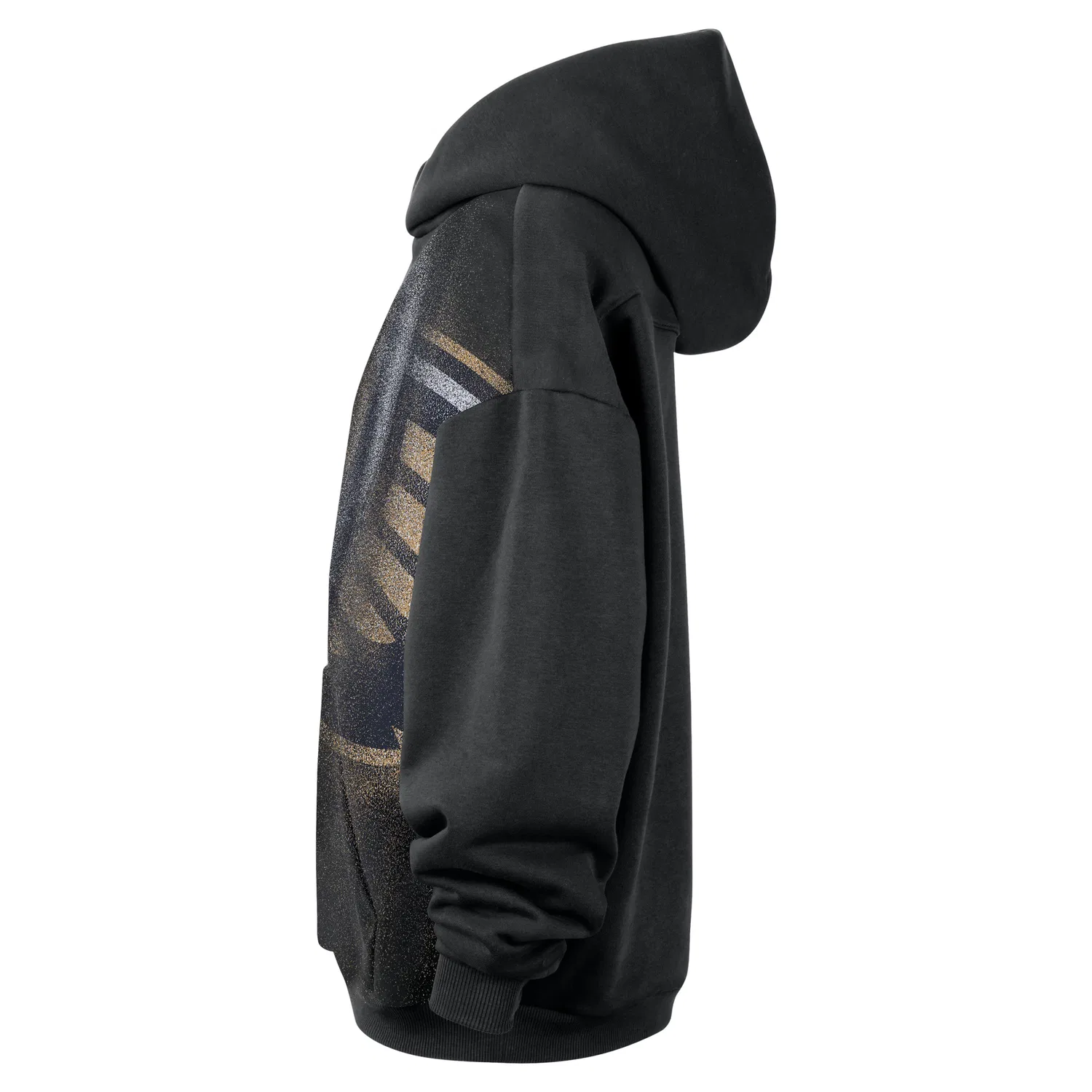 Мужское худи для баскетбола New Orleans Pelicans Standard Issue Therma-FIT Fleece Hoodie 'Black White' Nike, Black/White — фото 2