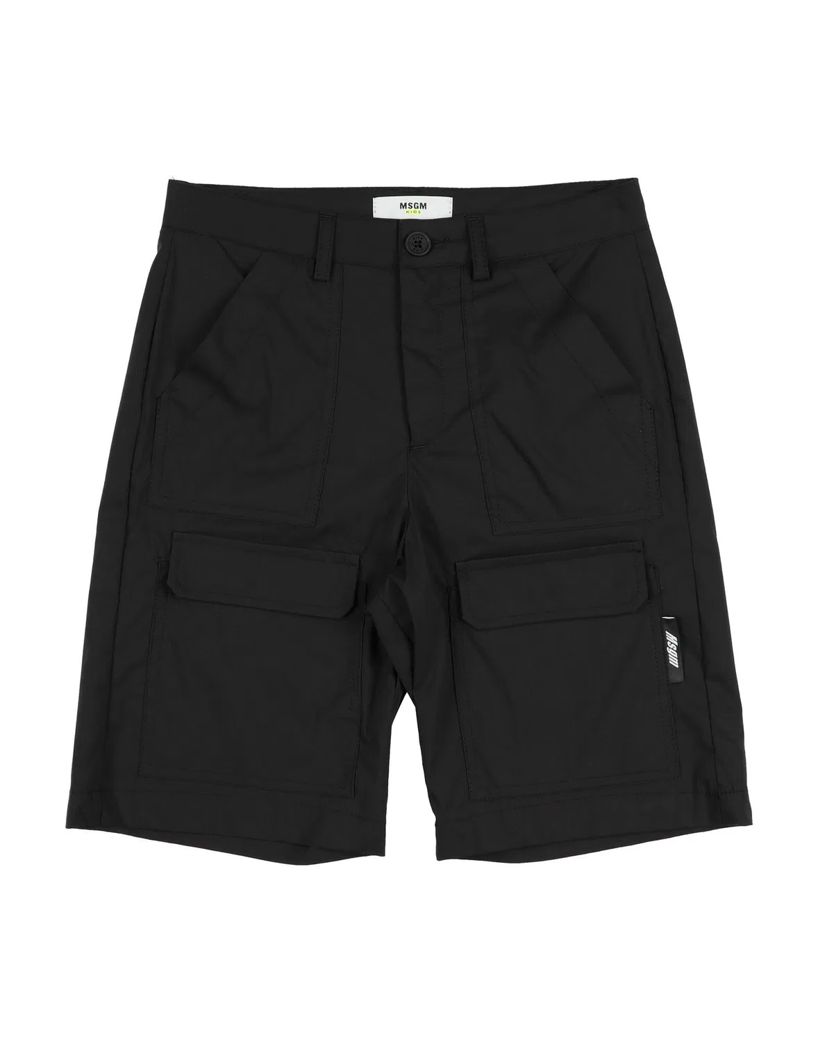 Детские шорты для мальчиков с логотипом Msgm, черный