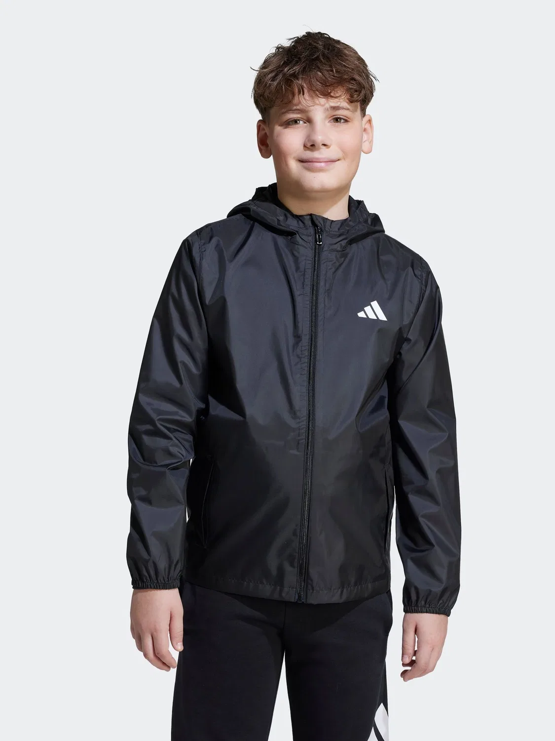 Дождевик для мальчиков, водонепроницаемый adidas, черный