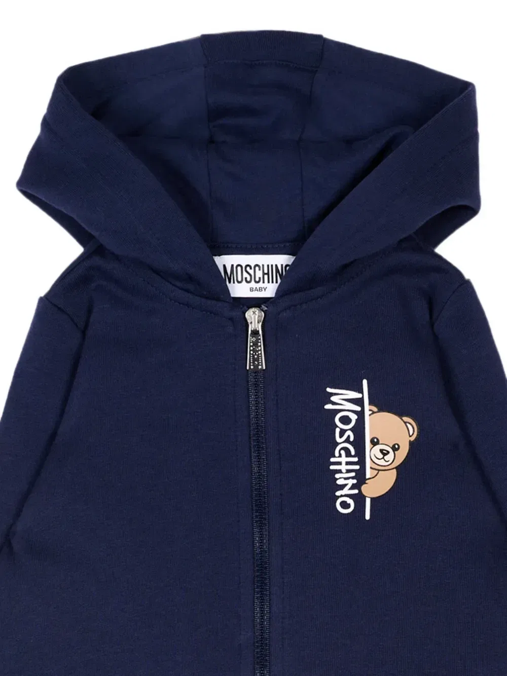 Спортивный костюм с мишкой Тедди Moschino Kids, синий — фото 3