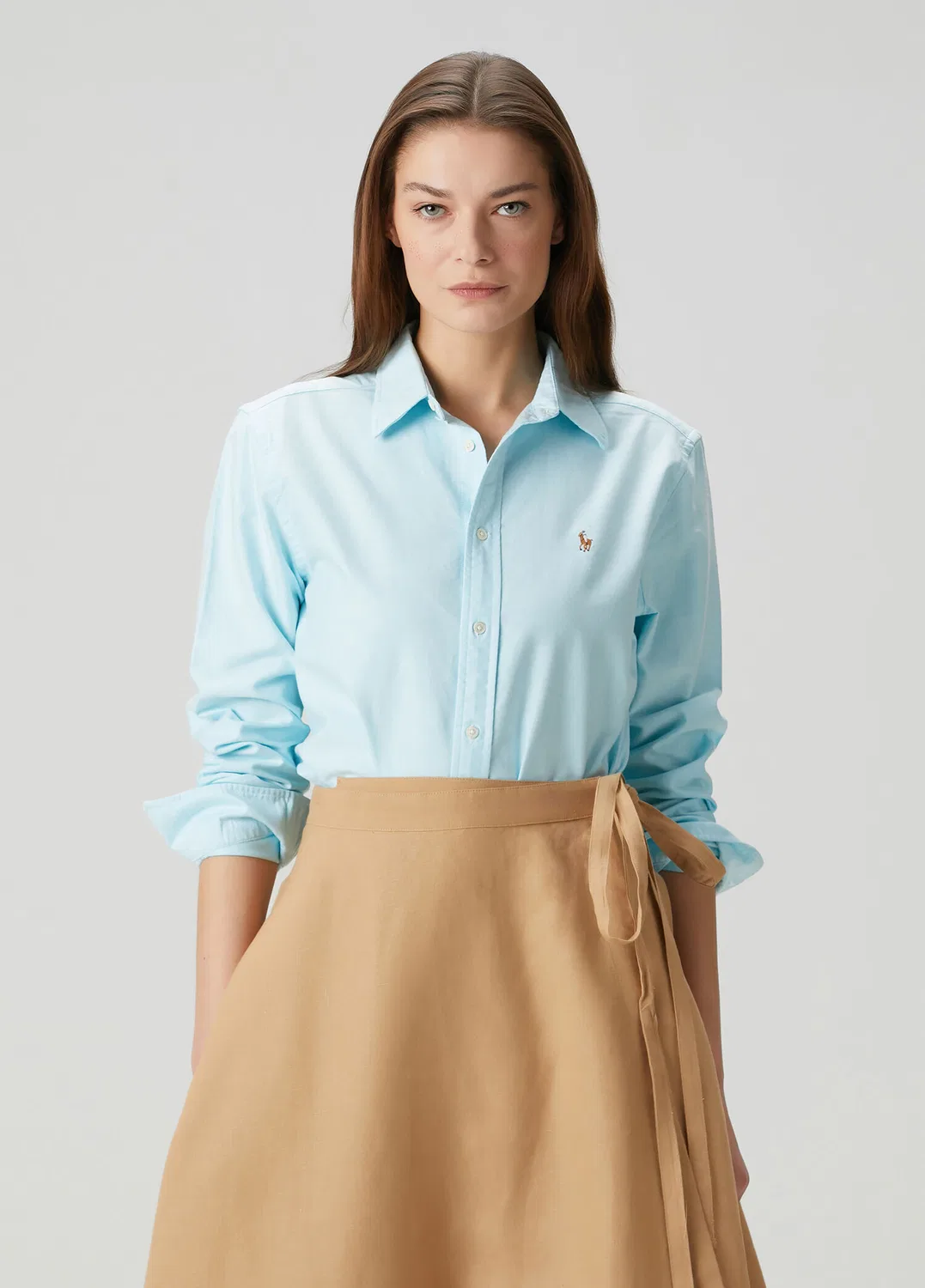 Блузка Polo Ralph Lauren, light blue
