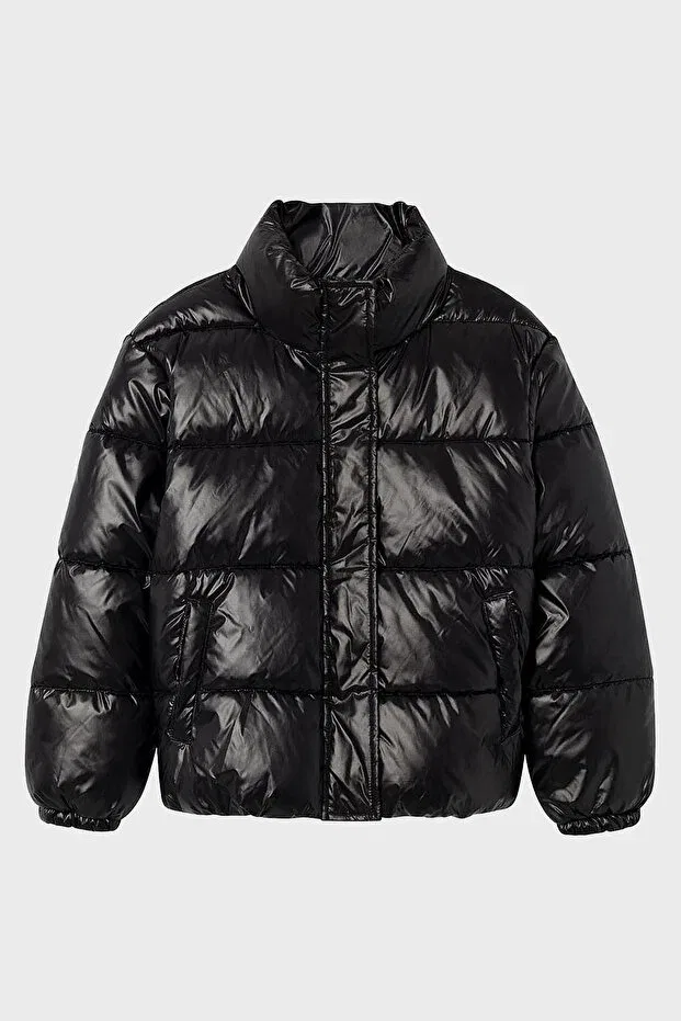 Детское зимнее пальто с принтом Name It, Black