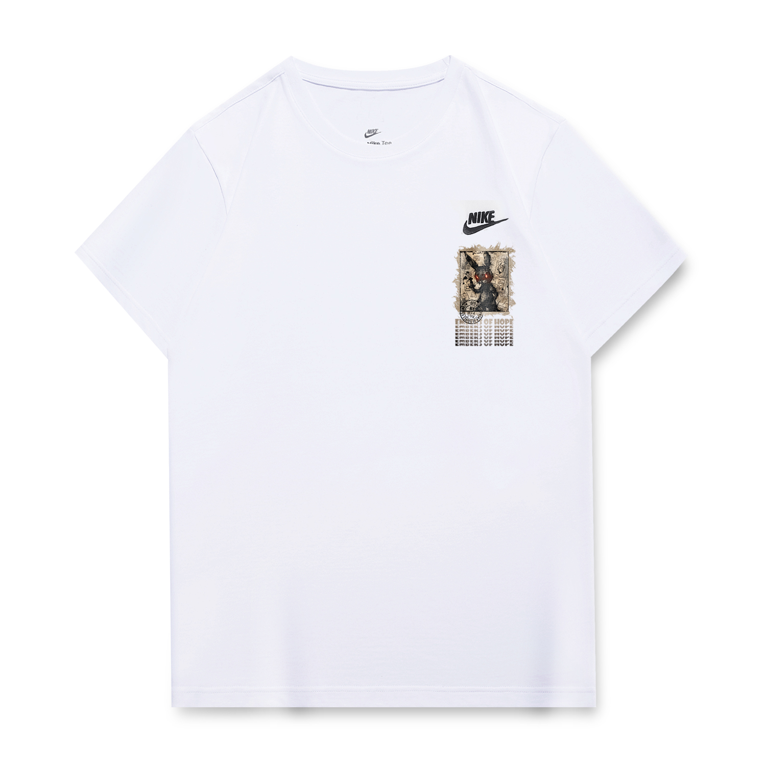 

Nike Футболка унисекс белая, Белый, Nike Футболка унисекс белая