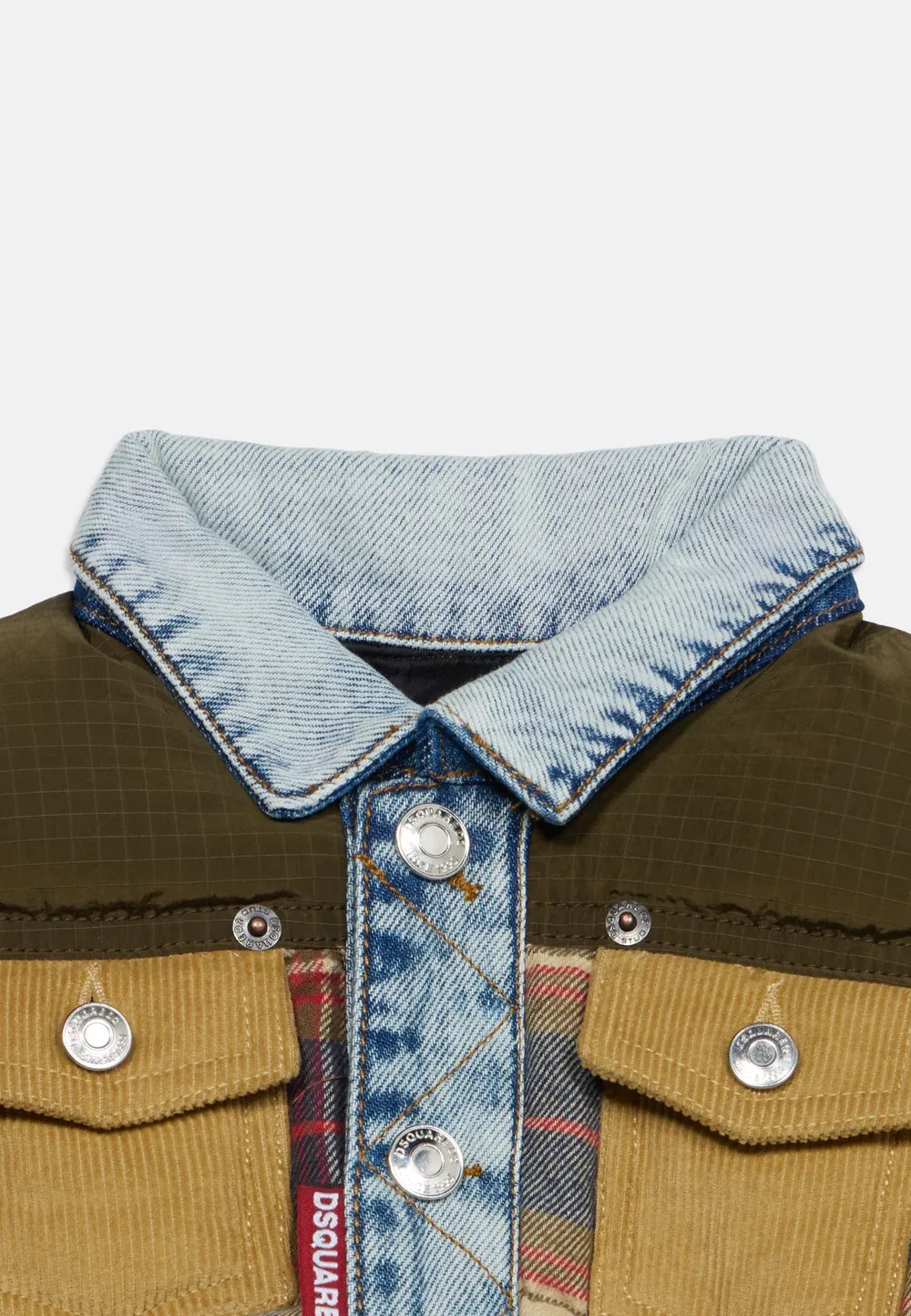 Зимняя куртка унисекс Dsquared2, Beige/Blue/Multi-Coloured — фото 3