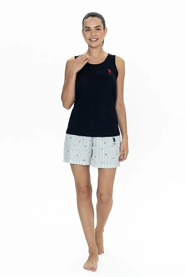 Женский комплект пижамы с принтом U.S. Polo Assn., Navy Blue