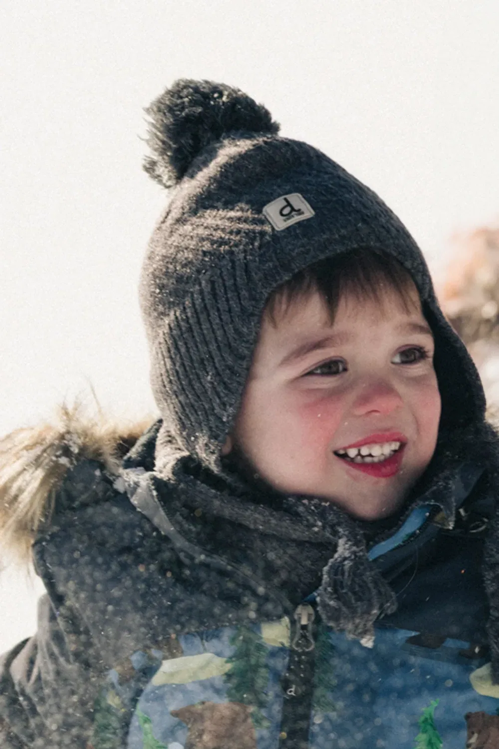 Детский комбинезон зимний утепленный Discover Snowsuit Deux par Deux, Blue Bear Print — фото 3