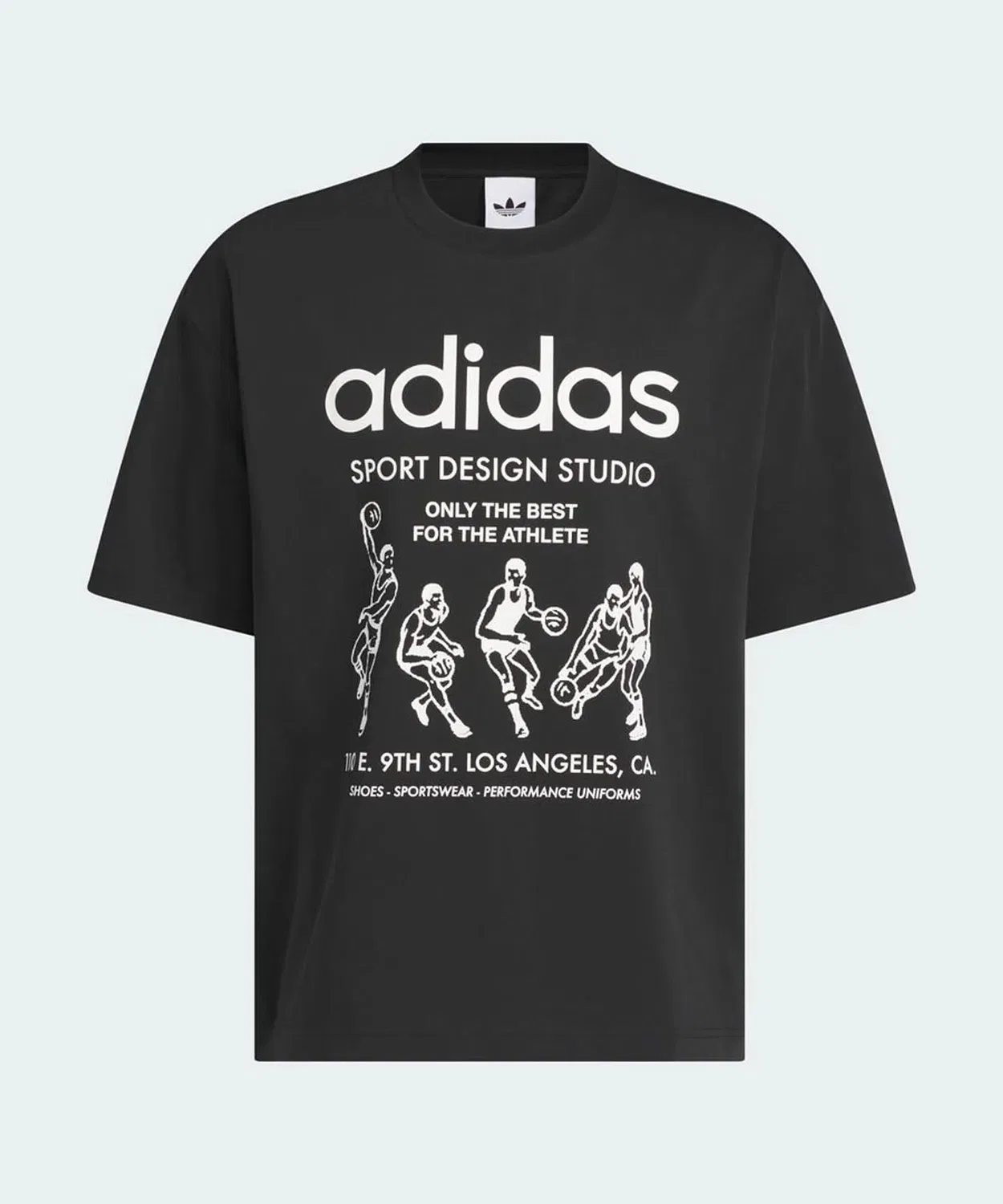 Мужская футболка с принтом Only The Best For The Athlete Adidas Originals, Black