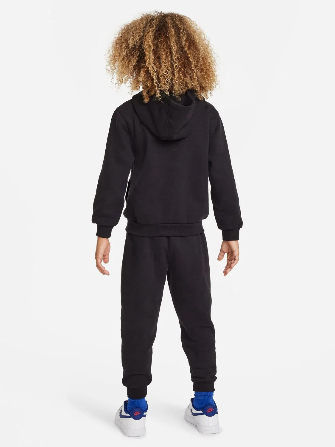 Детский спортивный костюм Nike, модель LBR Zip Through Tracksuit Set, черный — фото 2