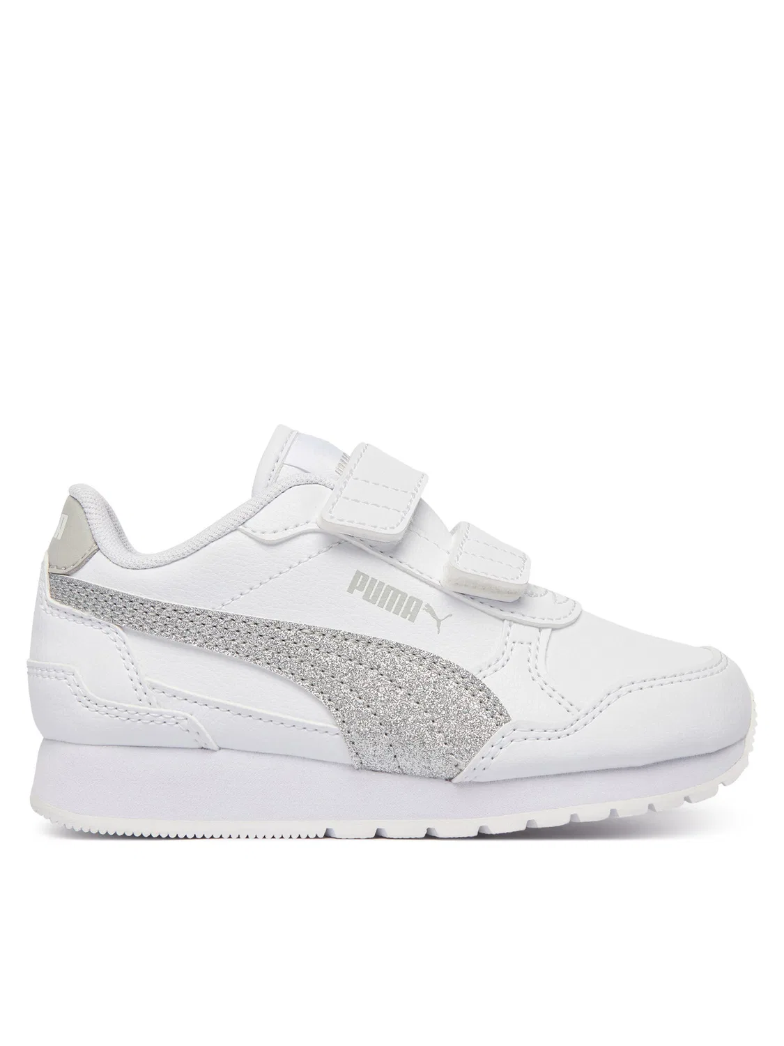Кроссовки для девочки St Runner Glitter Puma, белый