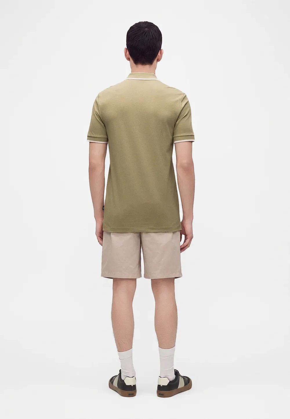 Parlay - рубашка поло Boss, Dark Beige — фото 3
