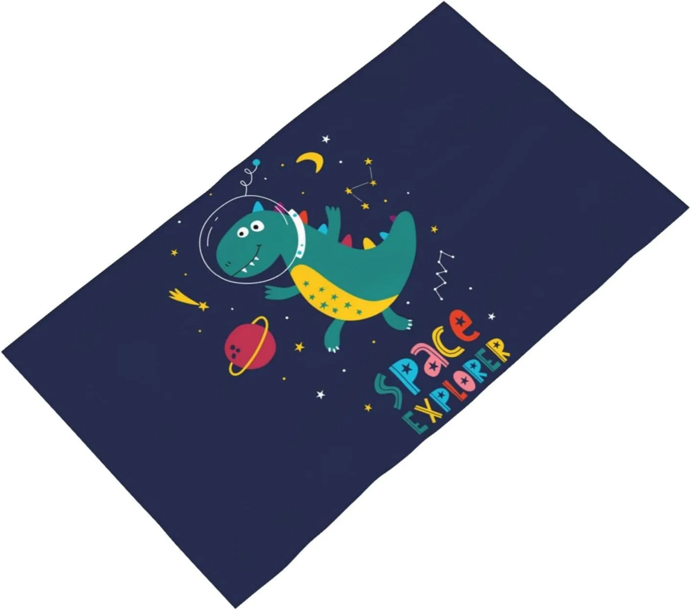Мочалка Pevtufa Dinosau Space Explorer, 69x40 см, Dinosau Space Explorer — фото 2