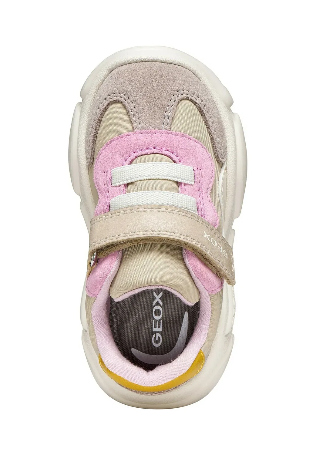 B ciufciuf girl - детские туфельки Geox, Beige Dark Pink — фото 3