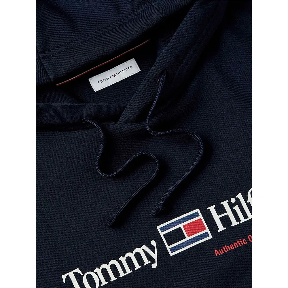 Мужской худи с логотипом Tommy hilfiger, Blue — фото 3