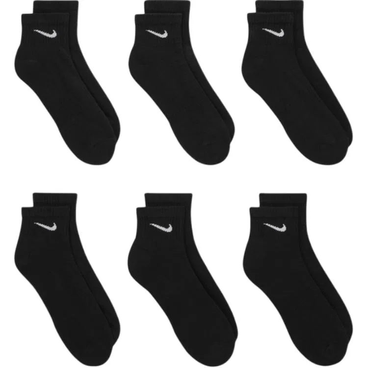 Женские носки с длинным голенищем, комплект из 6 пар, Nike, 1 Set 6 Pack (Black) — фото 4