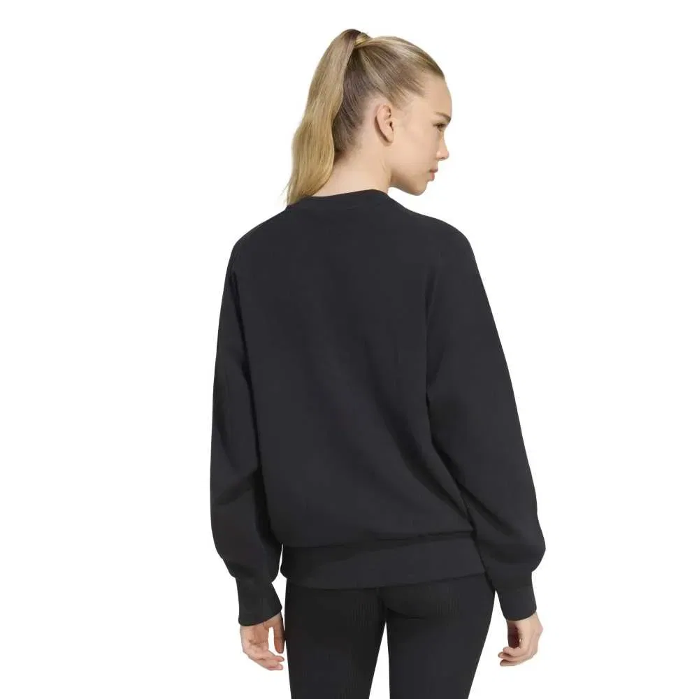 Женский свободный свитшот из спейсера Soft Lux Loose Adidas, Black — фото 2