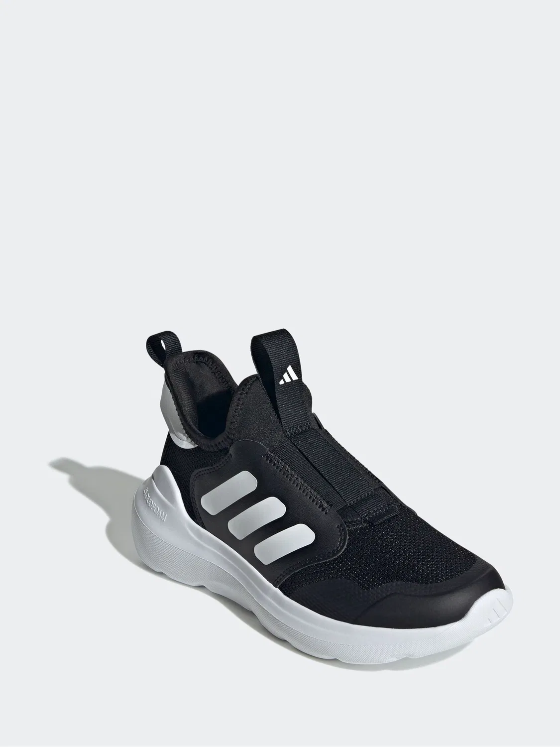 Кроссовки Tensaur Comfort Slip On adidas, черно-белые