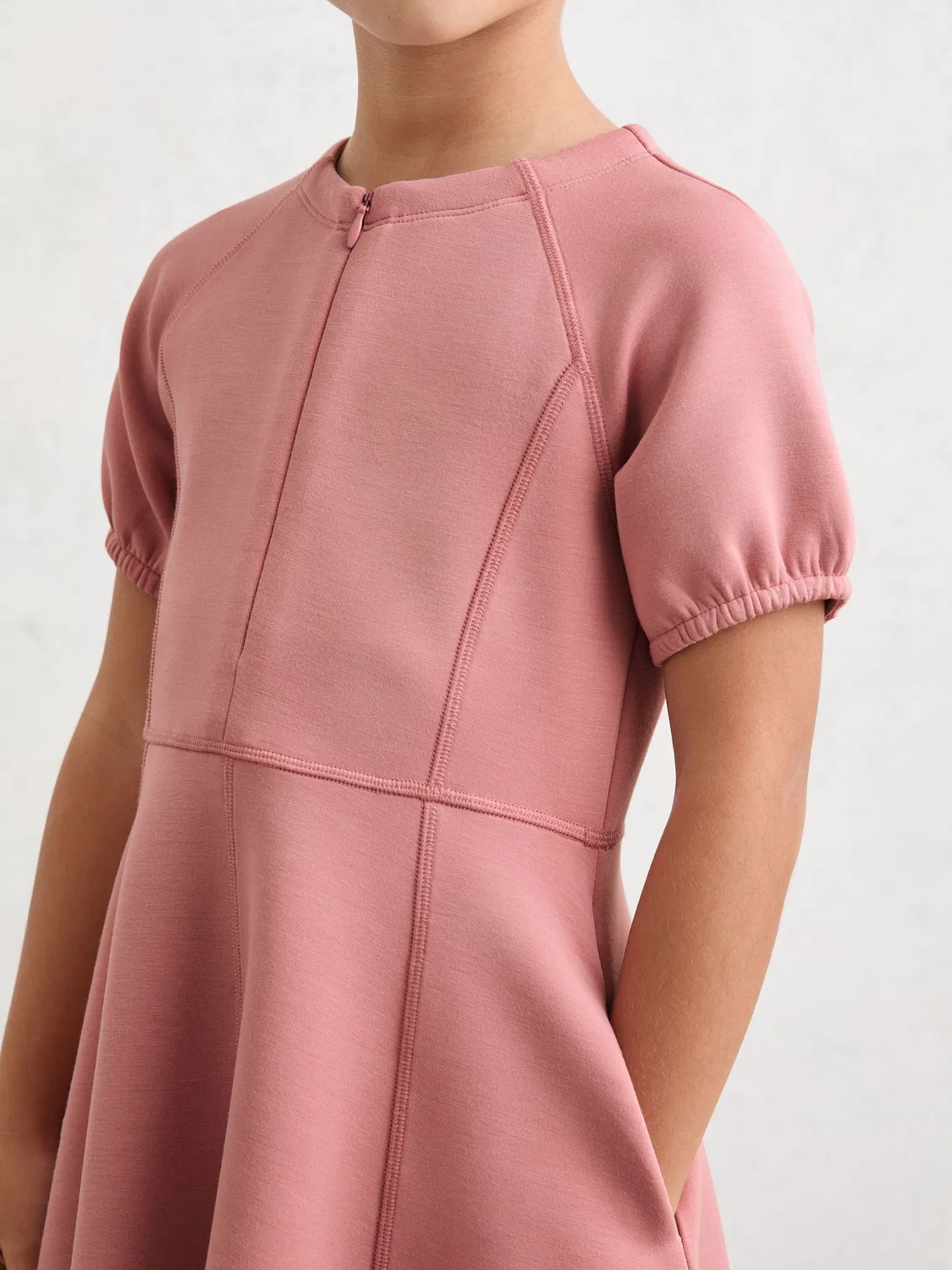 Платье из модального джерси Reiss Rose Jenny, розовое — фото 4