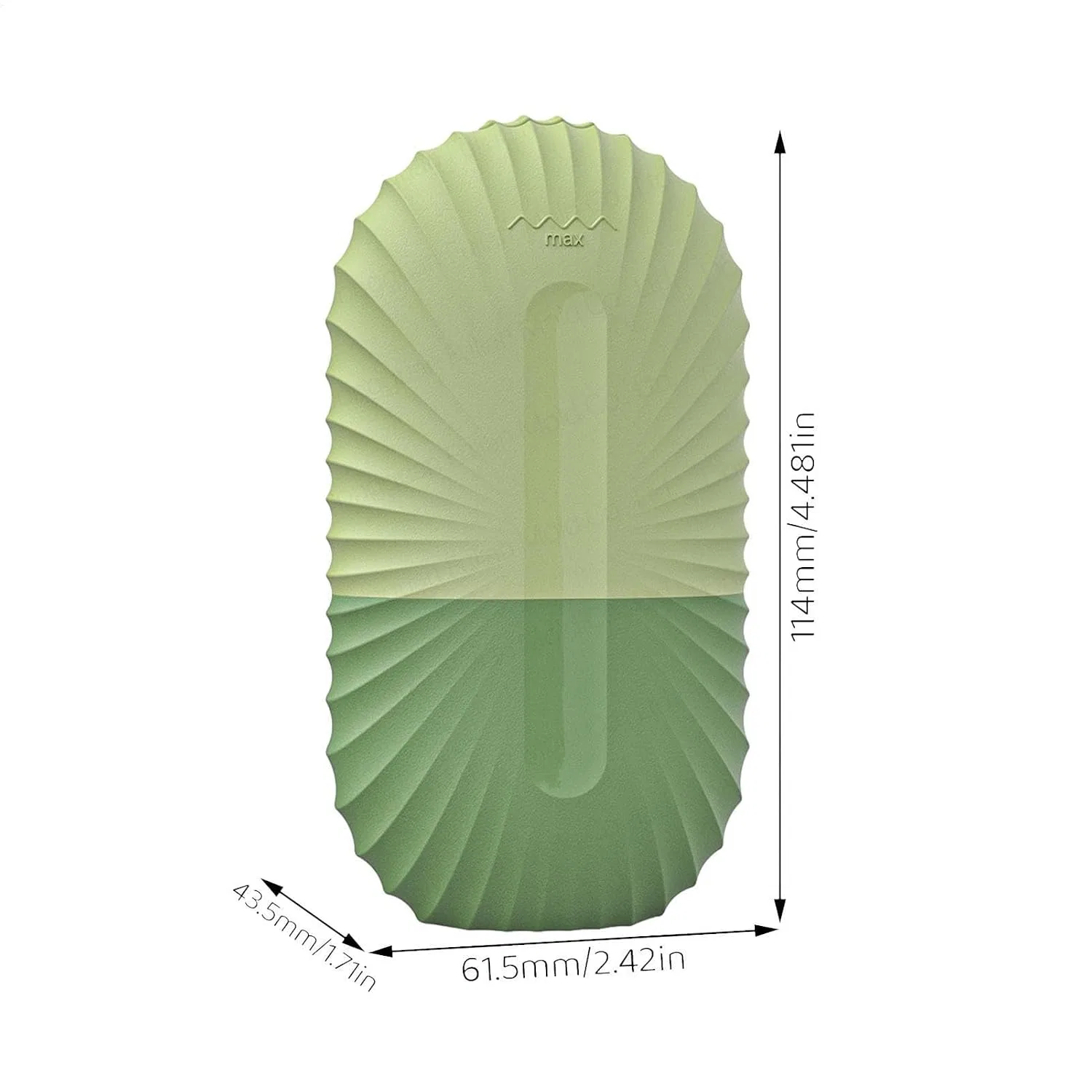 Массажер для лица Ice Roller, Generisch, Shell pattern - green — фото 4