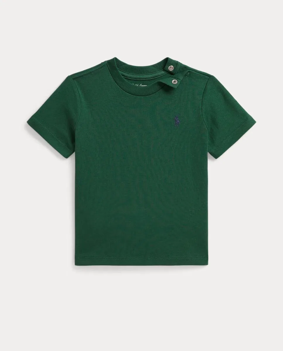 Детская футболка из хлопка, Unisex Logo, Polo Ralph Lauren, зеленый