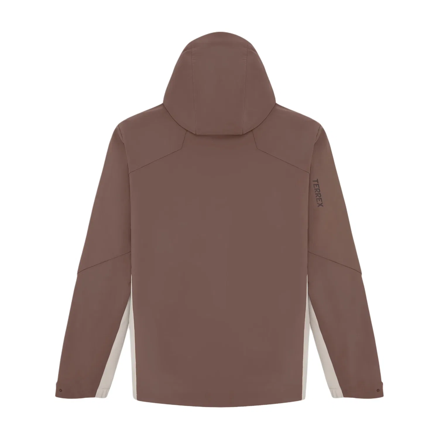 Мужская софтшелл-куртка с капюшоном Adidas Terrex Stratum Dark Earthy Brown, Dark Earthy Brown — фото 3