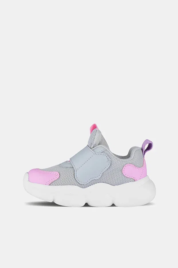 Детские кроссовки для девочек со светодиодами Vicco, Gray-Pink — фото 3