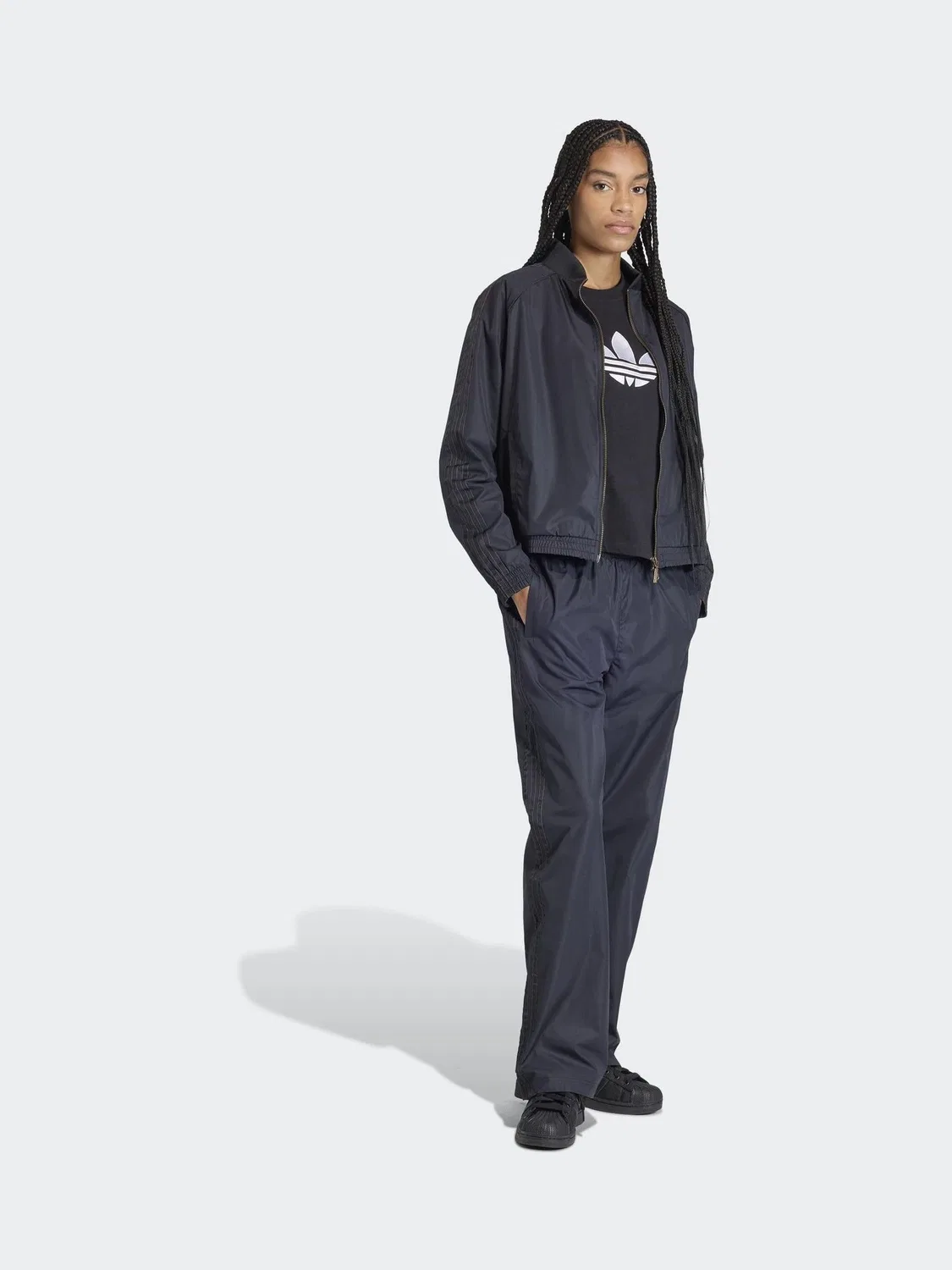 Тренировочные штаны SST, adidas Originals, черный — фото 3