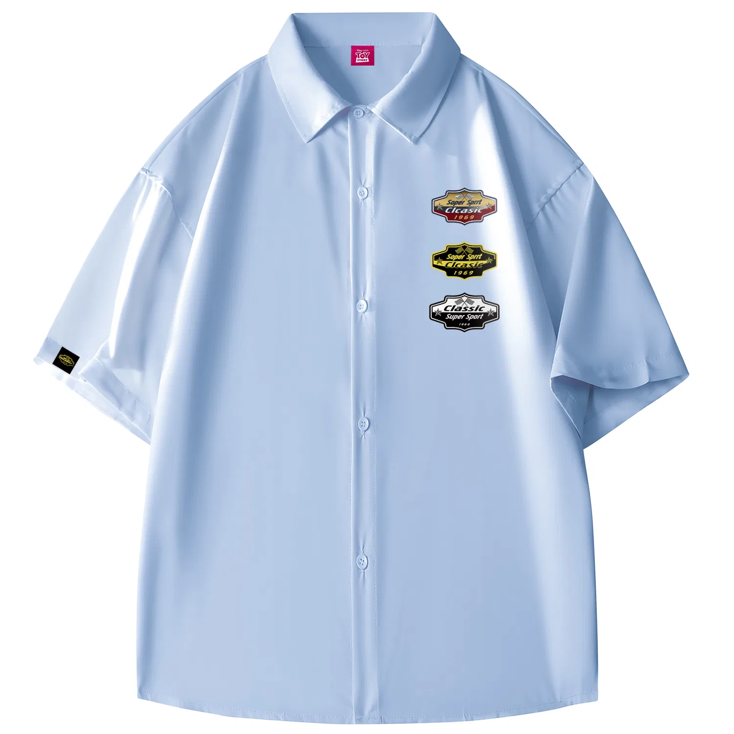 Детская рубашка с воротником Disney, Light Blue