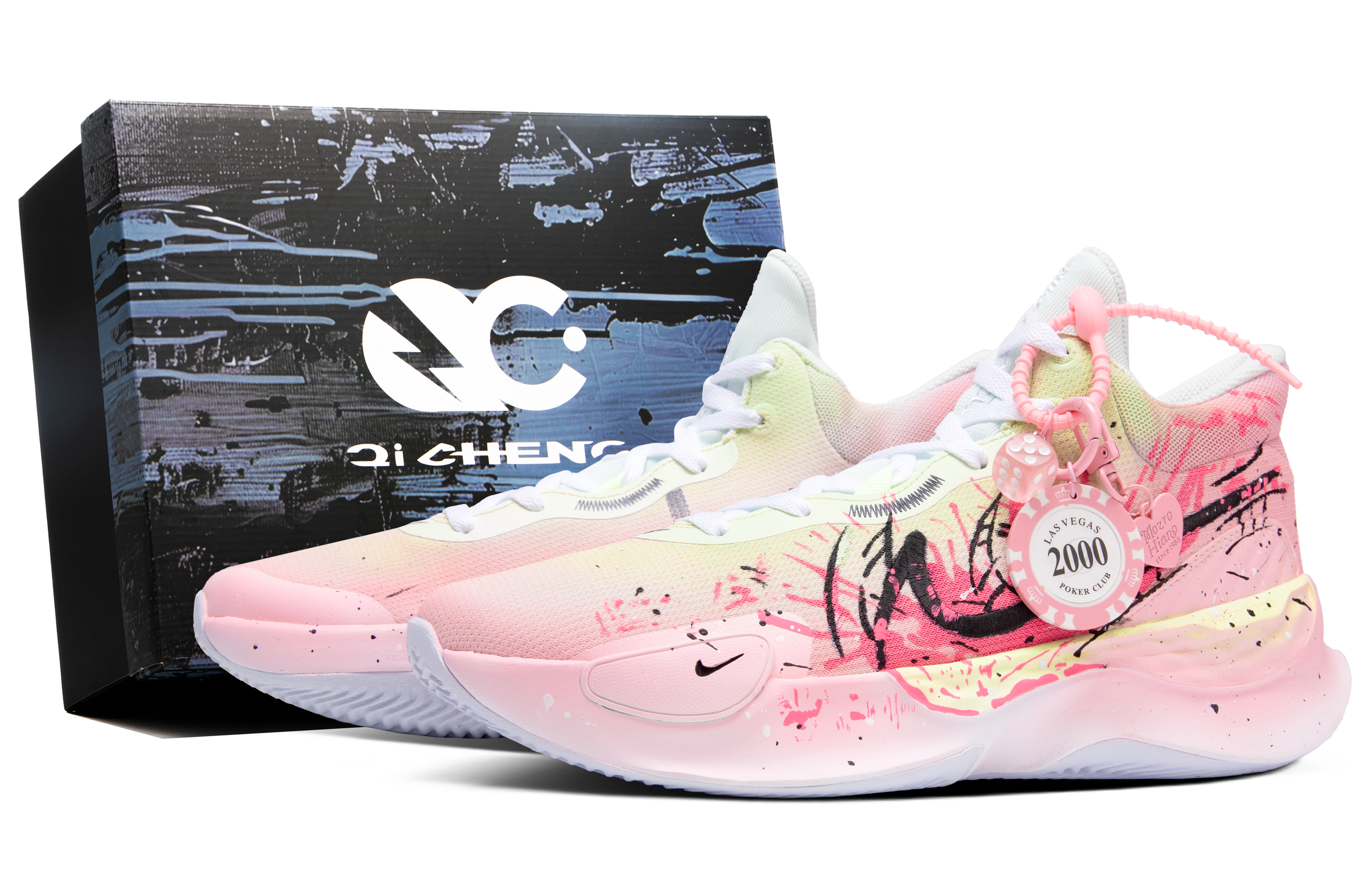 

Nike Баскетбольные кроссовки Renew Elevate 3 Low, мужские, розовые