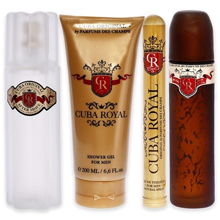 Cuba Royal EDT и набор после бритья с гелем для душа - 100мл, 35мл, 100мл, 200мл - Подарочный набор — фото 2