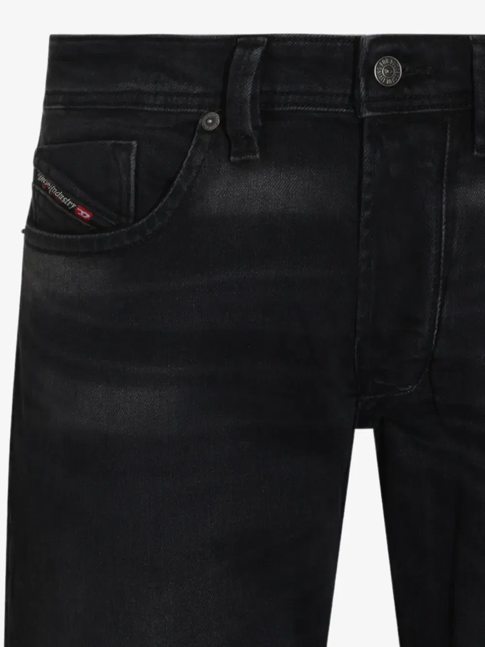 Джинсы с эффектом выцветания Diesel, черный — фото 3