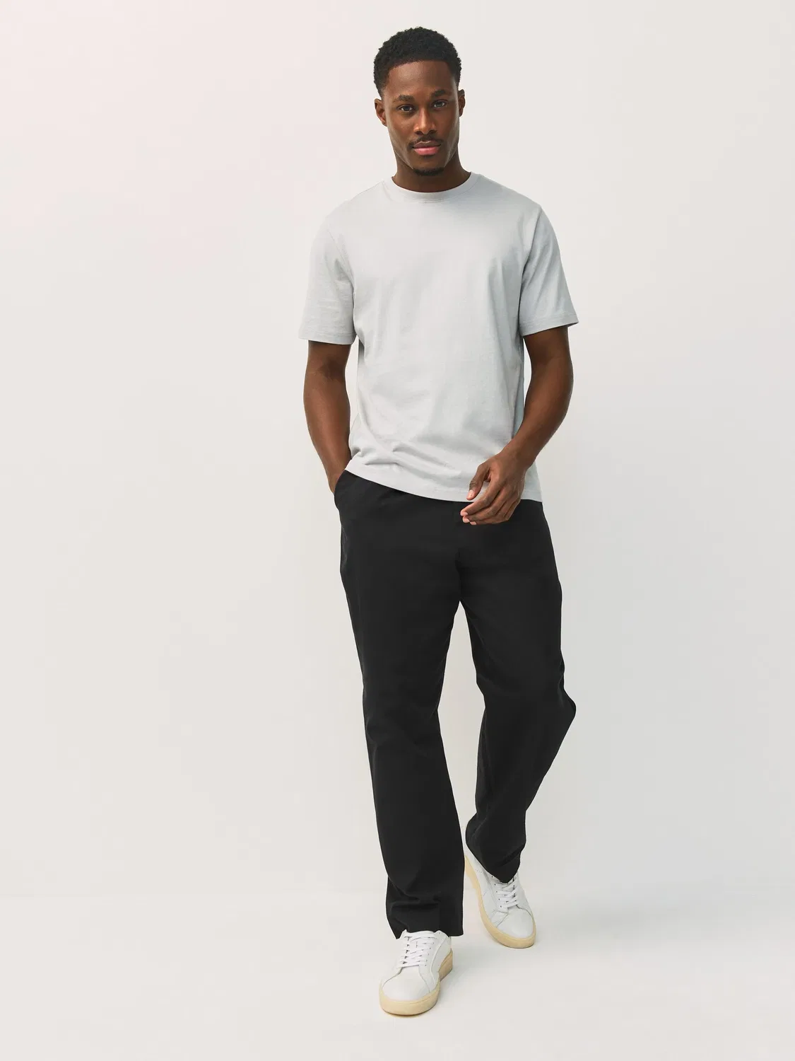 Футболка с круглым вырезом, Regular Fit, Essential Next, светло-серый — фото 2