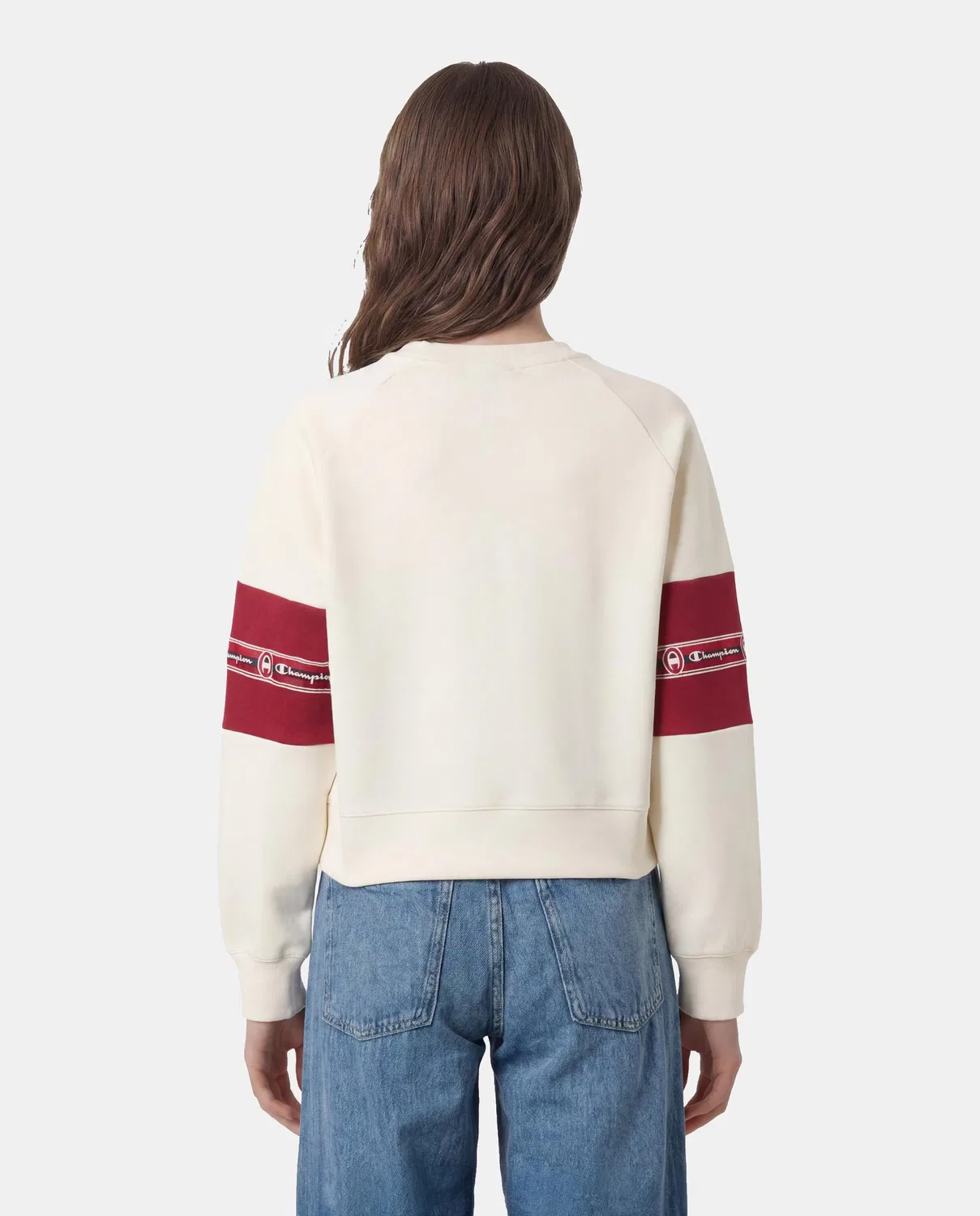 Толстовки, Sudaderas Casual Crewneck Sweatshirt, Champion, белый — фото 2