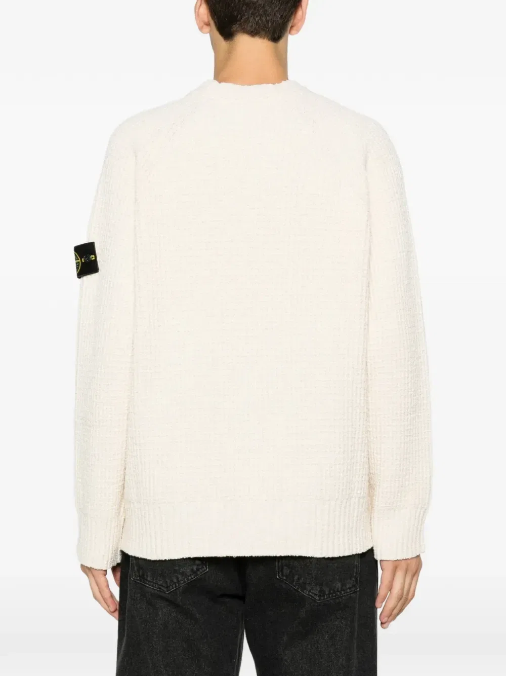 Свитер с длинными рукавами Stone Island, бежевый — фото 4