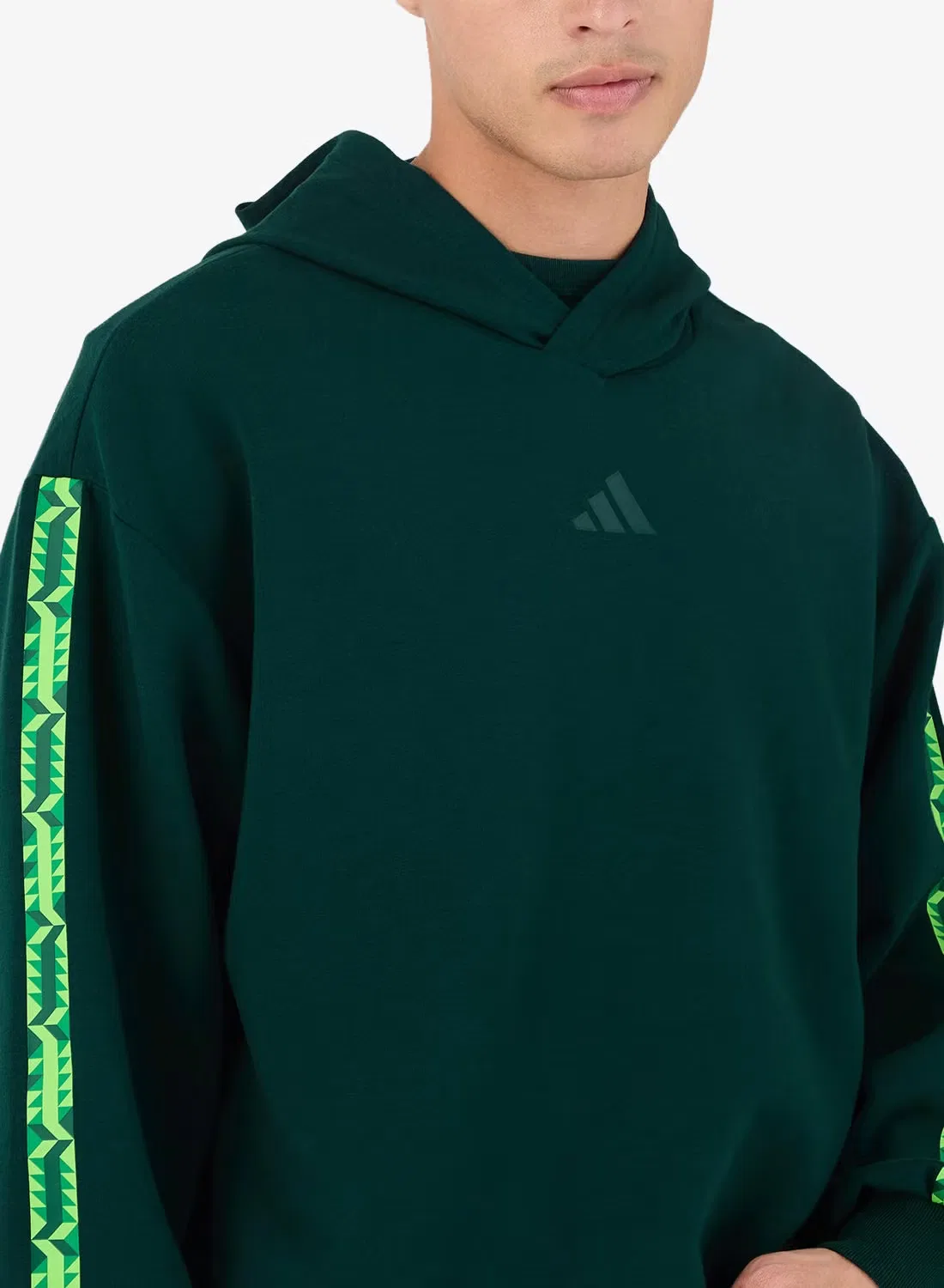 Худи Adidas, аврора-айви — фото 3