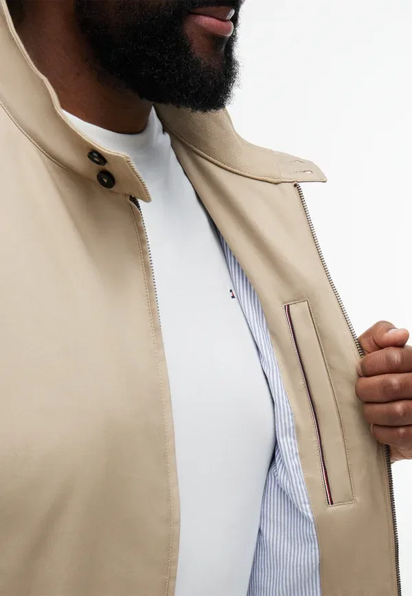 Куртка хлопковая Classic harrington mainline Tommy Hilfiger, batique khaki, хаки — фото 4