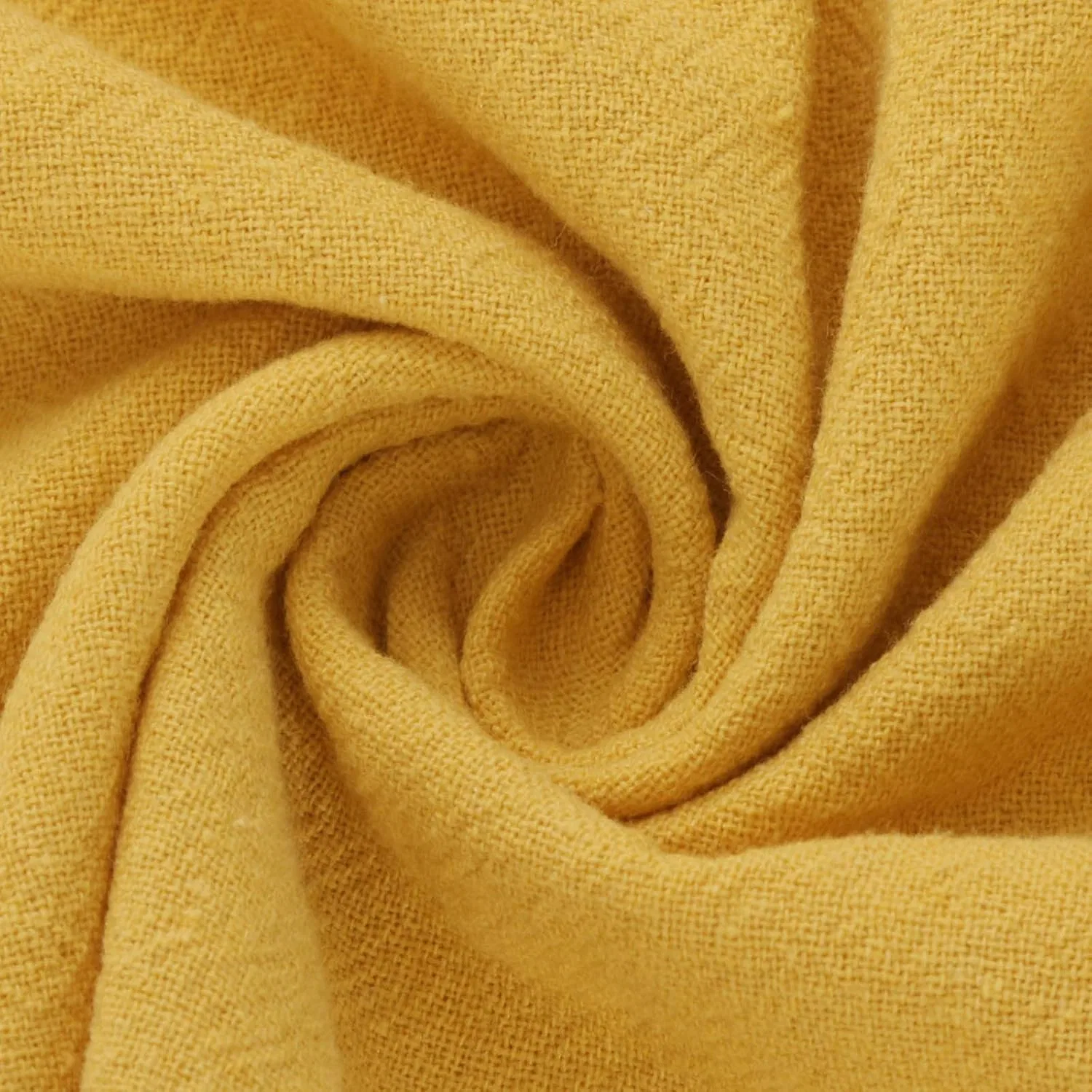 Женское платье миди свободного кроя из льна paThez, Yellow — фото 4