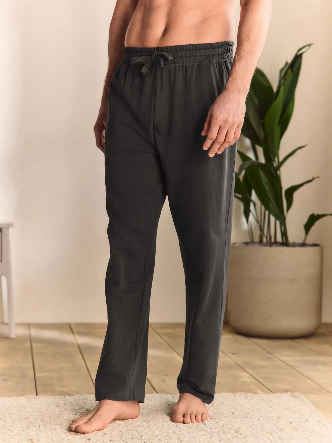 Джоггеры свободного кроя с открытым низом, модель Loopback Next, серый сланец