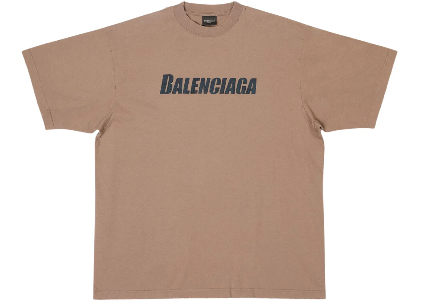 Женская футболка свободного кроя Caps Boxy Fit Balenciaga, Grey