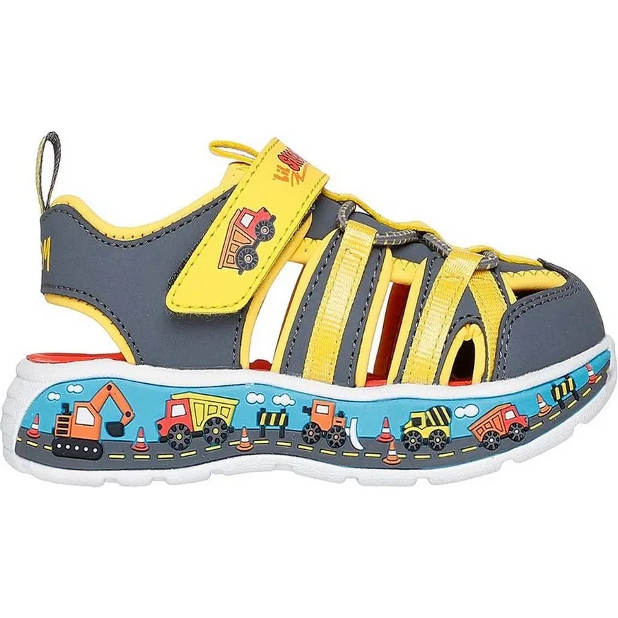 Сандалии детские с мягкой стелькой Play Scene Splash Skechers, Серый